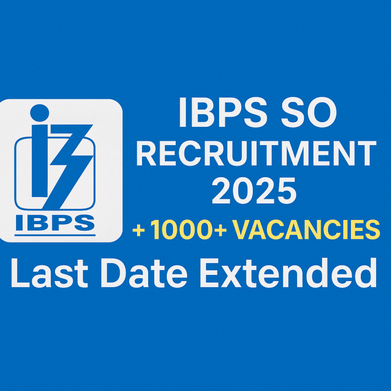 IBPS SO DATE Extended